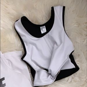 Crop athletic top
